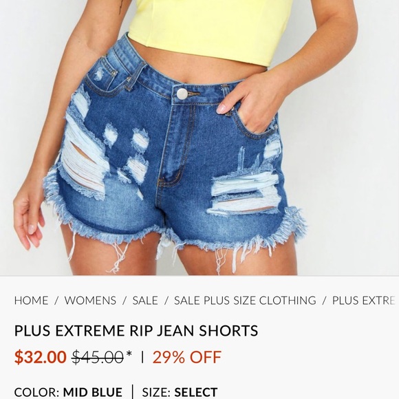 Boohoo Shorts Size US 14 - Picture 3 of 3